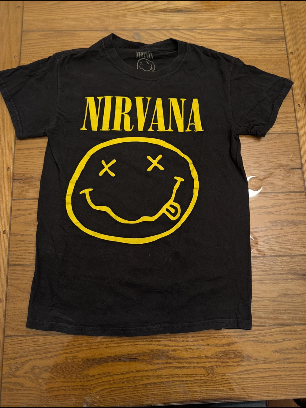 Black Men's  Nirvana T-Shirt  Size S